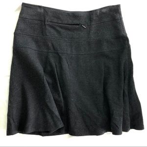 Athleta heathered charcoal skirt
